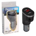 TeknoKapsül Olesson 1648 12-24V Çift USB Girişli 5V-2.4A Dijital Voltaj Ekranlı Araç Çakmaklık Şarj Aleti - Seçenek