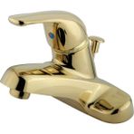 TeknoKapsül Pirinç KB542 Chatham-Center Set Banyo Musluk, 3 – 3/4 Inç, Pirinç Cilalı