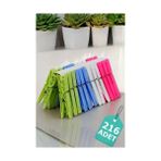 TeknoKapsül Plastik Çamaşır Mandalı 216 Adet 714510