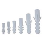 TeknoKapsül Plastik Dubel Beyaz 14 mm ( 20 Adet )