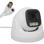 TeknoKapsül Plato PL-37711 Ahd Dome Güvenlik Kamera 2mp 3.6mm 3 Warm LED Sesli Renkli Gece Görüş (Mikrofonlu)