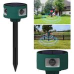 TeknoKapsül PM-26948 Ultrasonic Sesli Solar Hayvan Kovucu Alarm 360 Derece Sensörlü