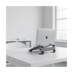 TeknoKapsül Prexua Fixer Laptop Standı - Notebook Yükseltici Altlık - Metal (Siyah)