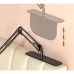 TeknoKapsül Profesyonel 80CM Kol Uzunluğu Koltuk Yatak, Masa Veya Masaüstü Monaj Tablet Tutucu Açısı Ayarlanabilir 360 Derece Dönebilen Kol ve Alüminyum Gövde Siyah Renk Ct7 (Ct7) - Option-1 - 001-Renkli