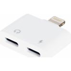 TeknoKapsül Şarj Kulaklik Çoklayici Çevirici Adaptör Lightning To 2 x Type-C