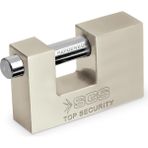 TeknoKapsül Sgs 1366 Cam Kapı Kilidi Kayar Milli Saten Kaplama 80 mm