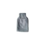 TeknoKapsül Sicak Su Torbasi Yan Cepli Gri Peluş Termofor 27X17X2CM 750ML
