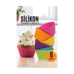TeknoKapsül Silikon Muffin Kalıbı - Sürekli Kullanım Muffin Kek Kalıbı 6 Adet 721702