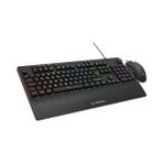 TeknoKapsül Siyah USB Rgb Aydınlatmalı Q Gaming 4 Tuş Makrolu Oyuncu Klavye Mouse Set - Ahşap