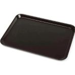 TeknoKapsül Siyaidi Boy Plastik Servis Tepsisi Kırılmaz Lokanta Büfe Fast Food Kullanım (44X32 Cm)