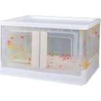 TeknoKapsül SN-25883 72L Katlanabilir Plastik Saklama Kutusu Renkli Kapaklı Tekerlekli 40X64X37CM - Ebatlar