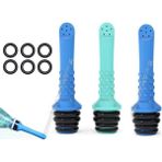 TeknoKapsül SN-37729 Pratik 21-25MM Seyahat-Kamp Tipi 3'lü Tuvalet Temizlenme Taharet Nozzle
