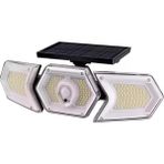 TeknoKapsül Solar Güneş Enerjili Geniş Açılı Çift Kanatlı 254 Smd Ledli 3 Modlu Beyaz Indüksiyon La