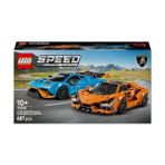 TeknoKapsül Speed Champions Lamborghini Revuelto ve Huracán Sto 77238 – 10 Yaş ve Üzeri Çocuklar Için Çift Model Araba, Detaylı Yarış Arabaları ve Sürücü Figürleriyle Oyun ve Sergileme Yapım Seti (607 Parça) - Option-1