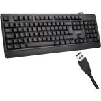 TeknoKapsül SPK6247B USB 1.2 Metre Kablolu Klasik Siyah Numpadli Türkçe Q Klavye