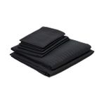 TeknoKapsül Stripe ÇIZGILI%100 Pamuk Nevresim Takımı, Siyah, Size - 001-Renkli