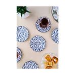 TeknoKapsül Tabakevi Tabak Evi Porselen Mia Çay Tabak Takımı 12CM 6 Parça FLY6ÇTPRS1210