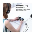 TeknoKapsül Type-C To 2 Type-C Kulaklık Şarj Dönüştürücü