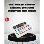 TeknoKapsül Yayın Karaoke Için Profesyonel Ses Kartı Bluetooth Destekli