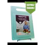 TeknoKesgin RY-H-82517 Kesgin Market® Kesme Tahtası Kaydırmaz Plastik Kesme Sunum Tahtası Pratik Kesim Panosu 160X245 Mm Ro
