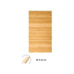 Teknollojia Katlanabilir Bambu Dikdörtgen Çok Amaçlı Koltuk Kolçak Üstü Bardaklık ve Tepsi Supla - Doğal Ahşap Bambu 46X32 cm Kolçak Tepsisi - Rahat Kullanım Için Kaymaz Yüzey Tasarım - Kestane Akaju - Option-1