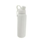 Teknollojia Matara Profesyonel 304 Paslanmaz Çelik ve Soğuk Çay Kahve Pipet Opsiyonlu 950ML Termos Suluk Gezi Piknik Için Ev Iş Okul Spor Kullanımı Soğuk Su Içecek Termosu TRM1L (Beyaz) - Bitki Çayı