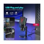 Teknollojia Yanmai Bilgisayar Masaüstü Profesyonel 48KHZ 16BIT Kardioid Condenser Mikrofon | Yayın, Oyun, Podcast ve Online Toplantılar Için Profesyonel Ses | Plug & Play USB Mikrofon (Gm7) - 1 GB - Acı Kahverengi - Option-1