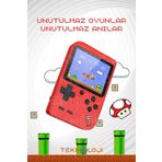 Teknoloji Gelsin 400 Oyunlu Mini Atari Gameboy Oyun Konsolu Gamebox Kollu Atari