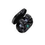 Teknoloji Gelsin E6s Dots Bluetooth Kablosuz Kulaklık, Çift Mikrofon, HD Ses, Extra Bass, Powerbank Kutu, Siyah