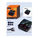 Teknoloji Gelsin M90 Max Bluetooth Kulaklık Powerbankli Hız Göstergeli Mikrofonlu Kulak içi Oyuncu Rgb Stereo V5.3