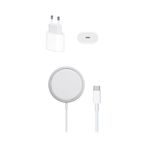 Teknoloji Gelsin Magsafe Charger 20 W Apple Uyumlu Kablosuz Şarj Aleti Type C Başlık Hediyeli
