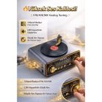 TeknolojiSA Meier MD-1320BT Nostaljik Radyo Görünümlü Bluetooth Hoparlör Usb/tf Destekli - Siyah