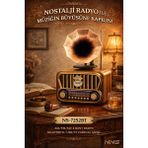 TeknolojiSA NS-7251BT Gramofon Görünümlü Nostaljik Bluetooth Hoparlör | Retro Radyo & USB Müzik Çalar - Kahverengi