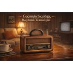 TeknolojiSA NS-8070BT Nostaljik Radyo Görünümlü Bluetooth Hoparlör | Usb/tf/aux Destekli Retro Müzik Çalar - Kahverengi