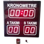 Teknomerkez Halı Saha Skorbord (Scoreboard) Sistemi Kasa Ölçüsü: 60X60 cm