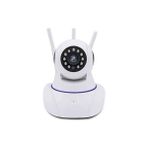 Teknomila 360 Derece Wifi Ip Kamera Gece Görüş 3 Antenli Güvenlik Kamerası