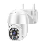 Teknomila Hd 1080P Ptz Wifi Ip Kamera Dış Mekan Beyaz Kablosuz Kamera