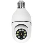 Teknomila Wifi 360 Beyaz Panoramik Gece Görüşlü Akıllı Hareket Algılayıcı