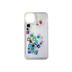 TEKNOMODA Apple Iphone 12 MiNi Kılıf Düz (simsiz) Sulu iOs ikon Silikon (facebook) ile uyumlu
