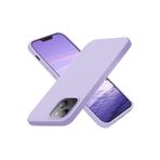 TEKNOMODA Apple Iphone 14 Plus Kılıf Içi Süet Korumalı Silikon Lila Renk ile uyumlu