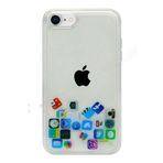 TEKNOMODA Apple Iphone 8 Plus Kılıf Düz (simsiz) Sulu Ios Ikon Silikon ile uyumlu