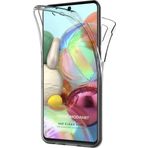 Teknomoda Samsung Galaxy A71 360 Kılıf Şeffaf Ön Arka Silikon