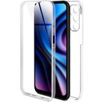 TEKNOMODA Samsung Galaxy M34 Kılıf 360 Şeffaf Ön Arka Korumalı Şeffaf Silikon ile uyumlu