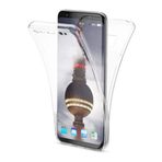 Teknomoda Samsung Galaxy S8 Plus 360 Derece Kılıf Şeffaf Silikon Ön + Arka