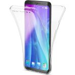 Teknomoda Samsung Galaxy S9 Plus 360 Derece Kılıf Kristal Silikon Ön Arka - Şeffaf