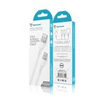 Teknonet TN-DC04 Beyaz 100 cm Plastik Type-C Şarj ve Data Kablosu