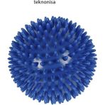 Teknonisa 1 Adet Duyu Uyarıcı Sert Dikenli Masaj Topu El Ayak Vücut Egzersiz Fizik Tedavi - Renkli