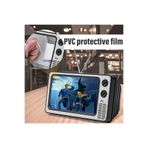 teknonisa 12 inç Ekran Büyüteci, 3D İnce Cep Telefonu , Film Videoları İzlemek için Katlanabilir 4 Kat 3D Cep