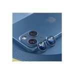 Teknoparkta Iphone 13 Uyumlu Kamera Koruyucu Lens Mercek Metal Çerçeveli 2li Set Mavi Blue