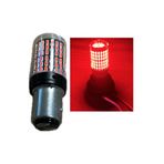 TEKNOPARTS Oto Led Fren Stop Park Ampulü Kırmızı 93 Çift duy P21w 144 ledli 2 adet